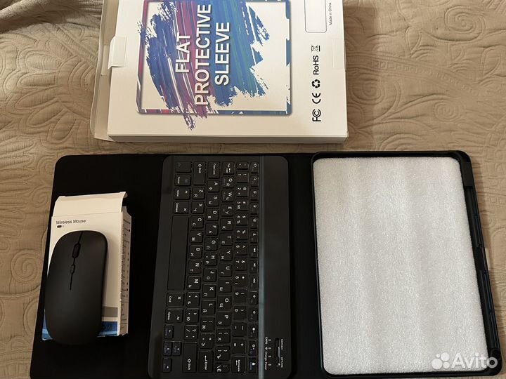 Чехол для iPad pro с мышкой и клавиатурой