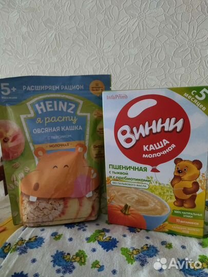 Детские каши молочные