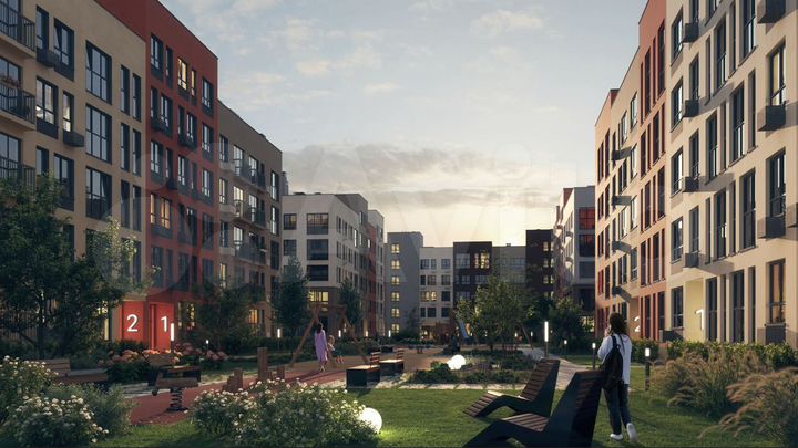 2-к. квартира, 60,4 м², 4/5 эт.