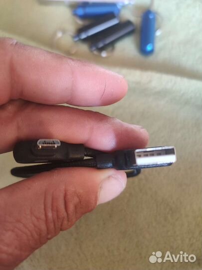 Кабель micro usb повернутый