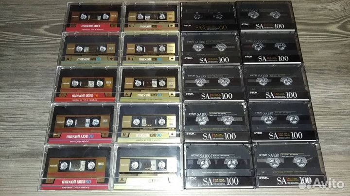 Аудиокассеты tdk maxell