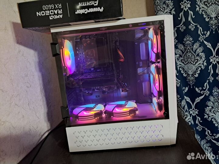 Игровой Пк. intel i3-12100f. Rx 6600. m2-512gb