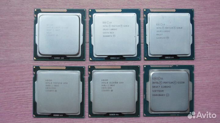 Процессоры Socket 1155+1150 6 шт