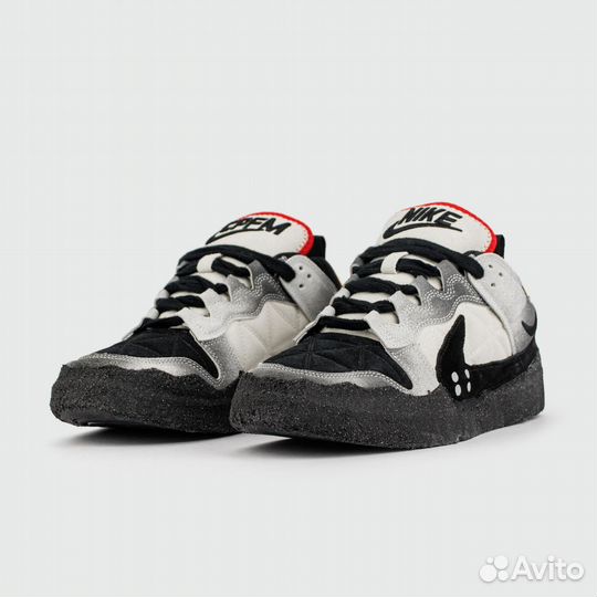 Кроссовки Nike x cpfm Dunk Mid Grey / Black