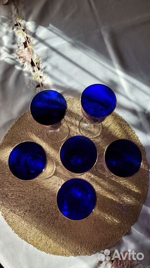 Фужеры бокалы богемия СССР