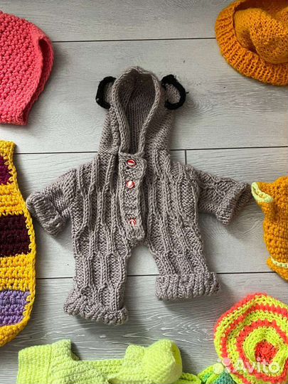 Вязаные вещи на куклу