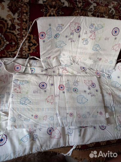 Бортики в детскую кроватку