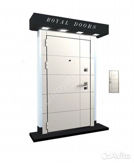 Трехконтурная входная дверь RD - 455