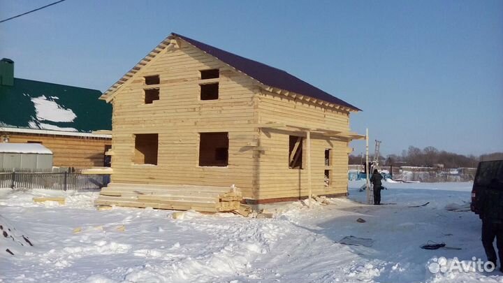 Срубы Брус профилированный