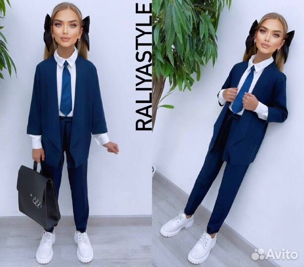 Костюм для девочки школьный на 11/12 лет