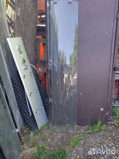 Стекла двери для душевой кабины высокий поддон