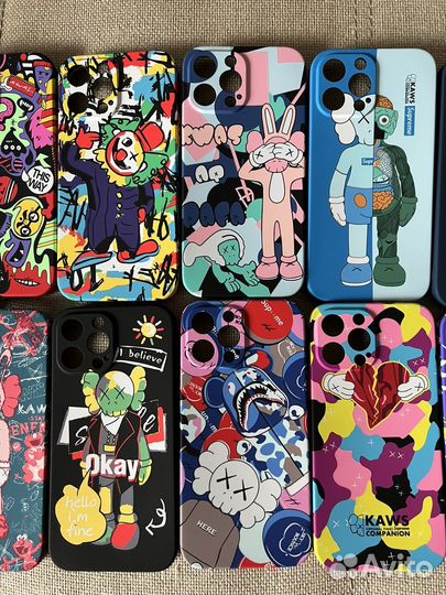 Чехлы на iPhone 13 pro max Kaws