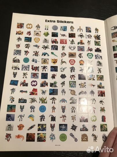 Книга со стикерами Hero Factory