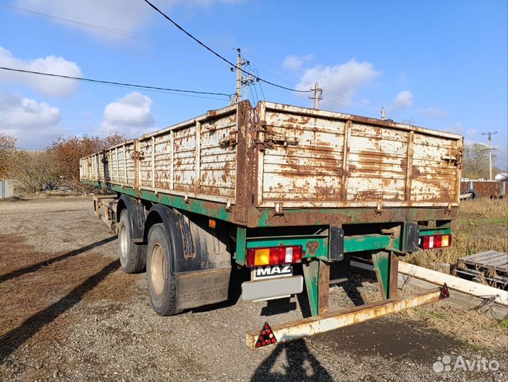 Полуприцеп бортовой МАЗ 938660-043, 2007