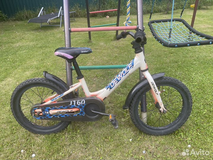 Детский велосипед DeWolf J160 Girl розовый