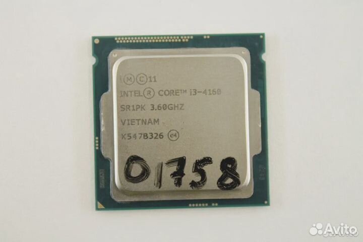 Процессор (1150) Intel Core i3-4160 3.6 GHz