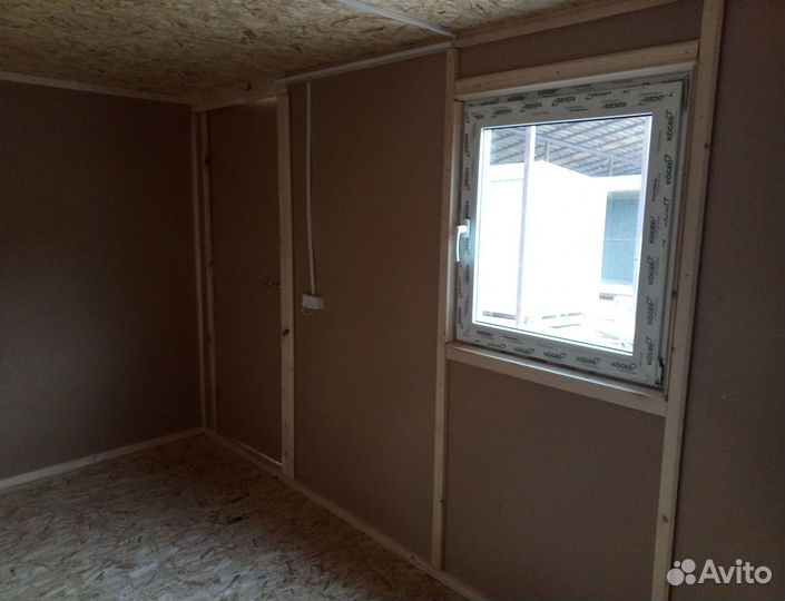 Бытовка дачная 4м с пвх окном новая утепленная