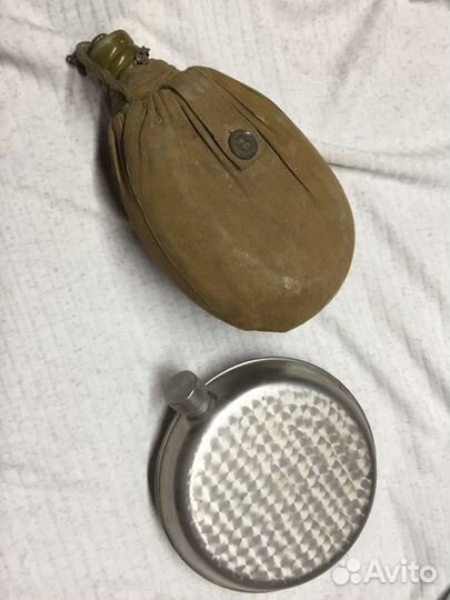 Фляжка армейская из нержавейки