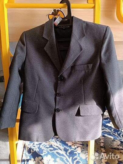 Школьный костюм-тройка, р.134-140