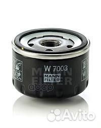 Фильтр масляный W7003 mann-filter