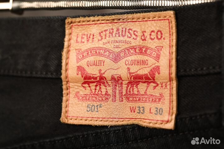 Джинсы Levi's 501 черные