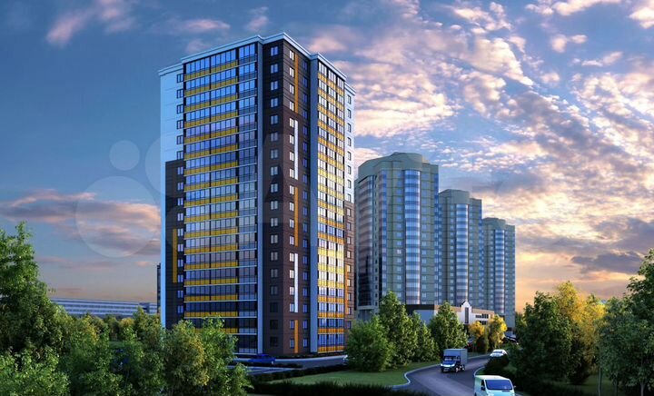 2-к. квартира, 62,6 м², 14/18 эт.
