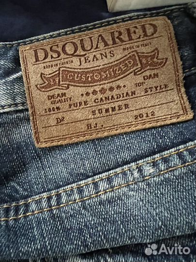 Джинсовые шорты dsquared