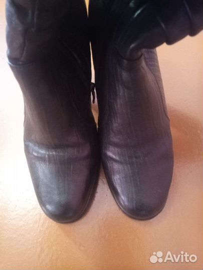 Сапоги натуральная кожа зимние 40