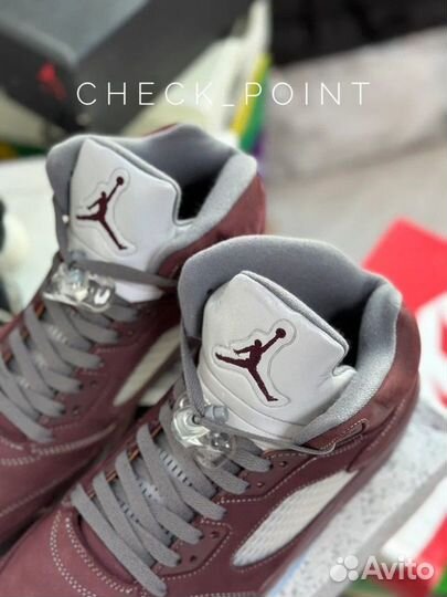 Кроссовки Air Jordan 5 Burgundy