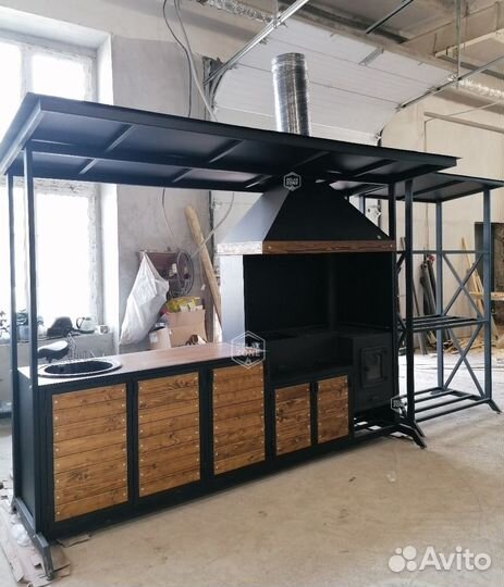 Мангал, мангальная зона, мангальный комплекс