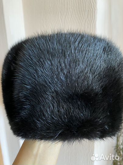 Норковая шапка мужская