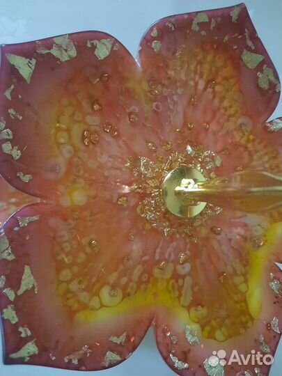 Ваза из эпоксидной смолы