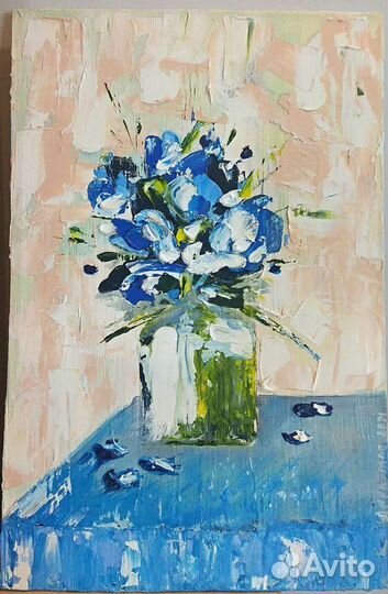 Мусульманка,мечеть Картина маслом