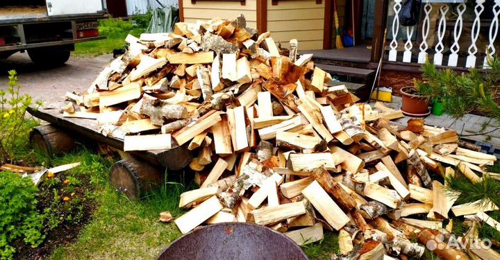 Дрова любые Березовые в укладку с доставкой
