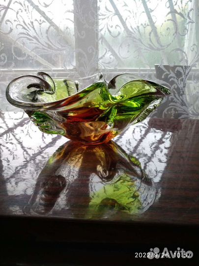 Пепельница СССР стекло