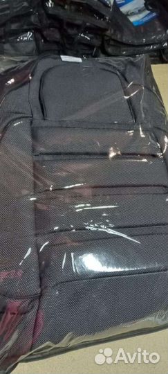 Чехлы Лада Калина черный Люкс