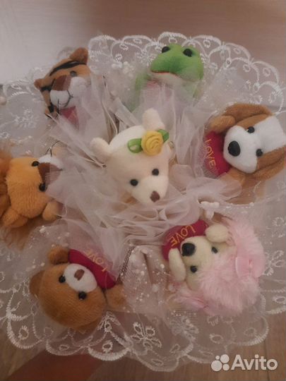 Букетик из мягких игрушек Зоопарк