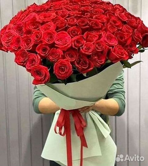 Высокие розы Доставка цветов