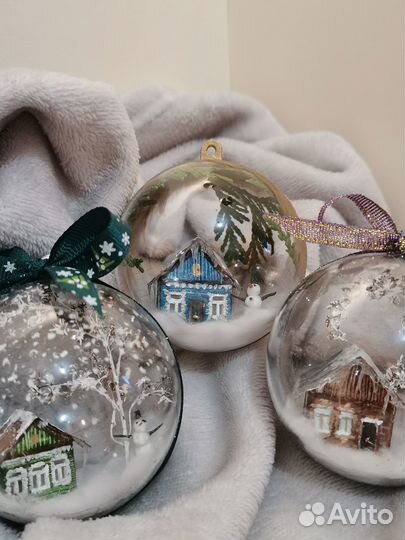 Елочные игрушки ручной работы