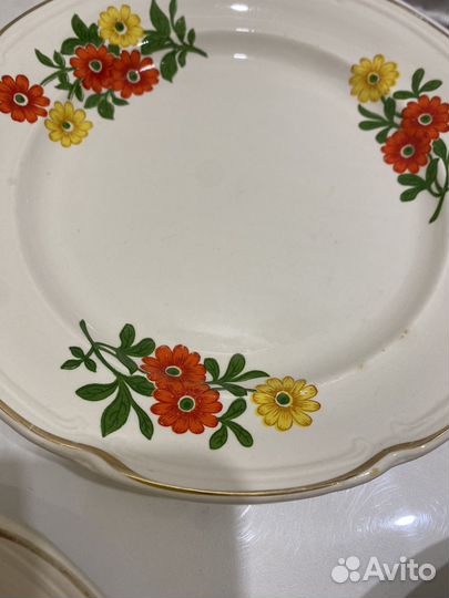 Тарелки зик конаково СССР одним лотом