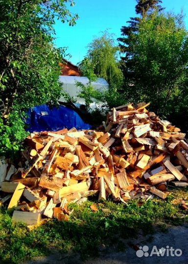 Дрова колотые сухие