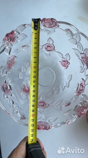 Ваза сервировочная Наташа Walther Glass Германия