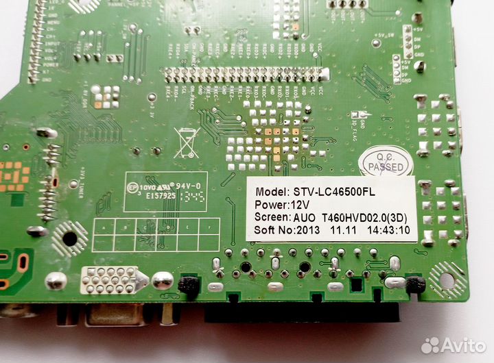 CV59SH-J Main Supra STV-LC46500FL