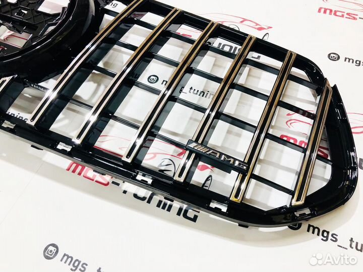 Решетка радиатора Mercedes GLE-Coupe c167 gt + AMG