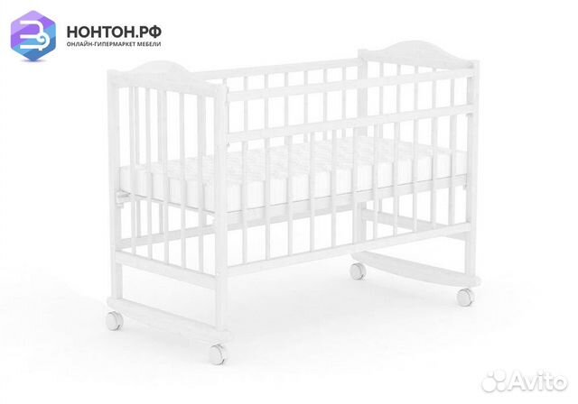 Кровать детская Фея 204 белый