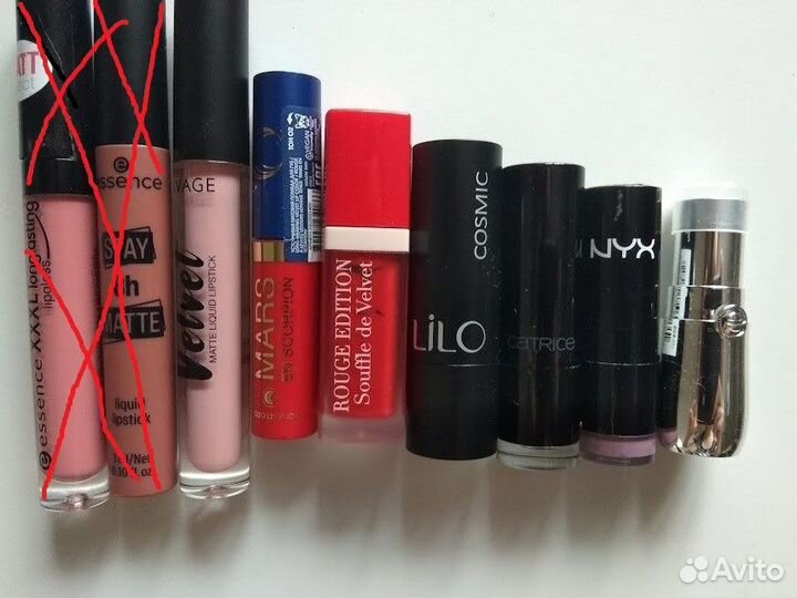 Помада Essence, Nyx, Vivienne Sabo, Bourjois