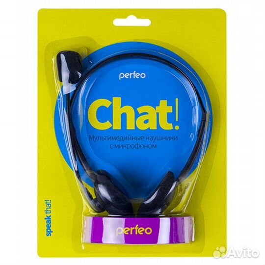 Наушники Perfeo chat черные