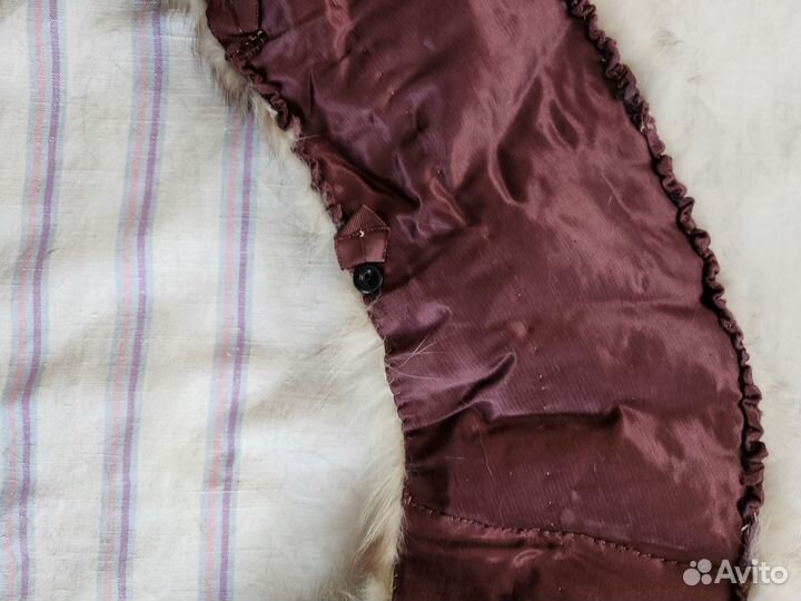 Меховой воротник песец