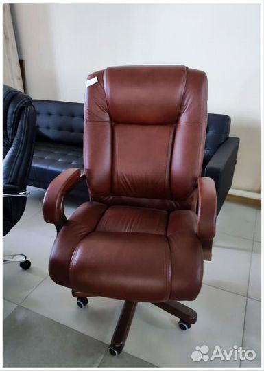 Кресло руководителя натуральная кожа