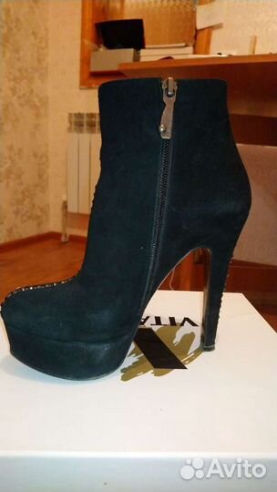 Ботильоны натуральная замша 36 rizzano